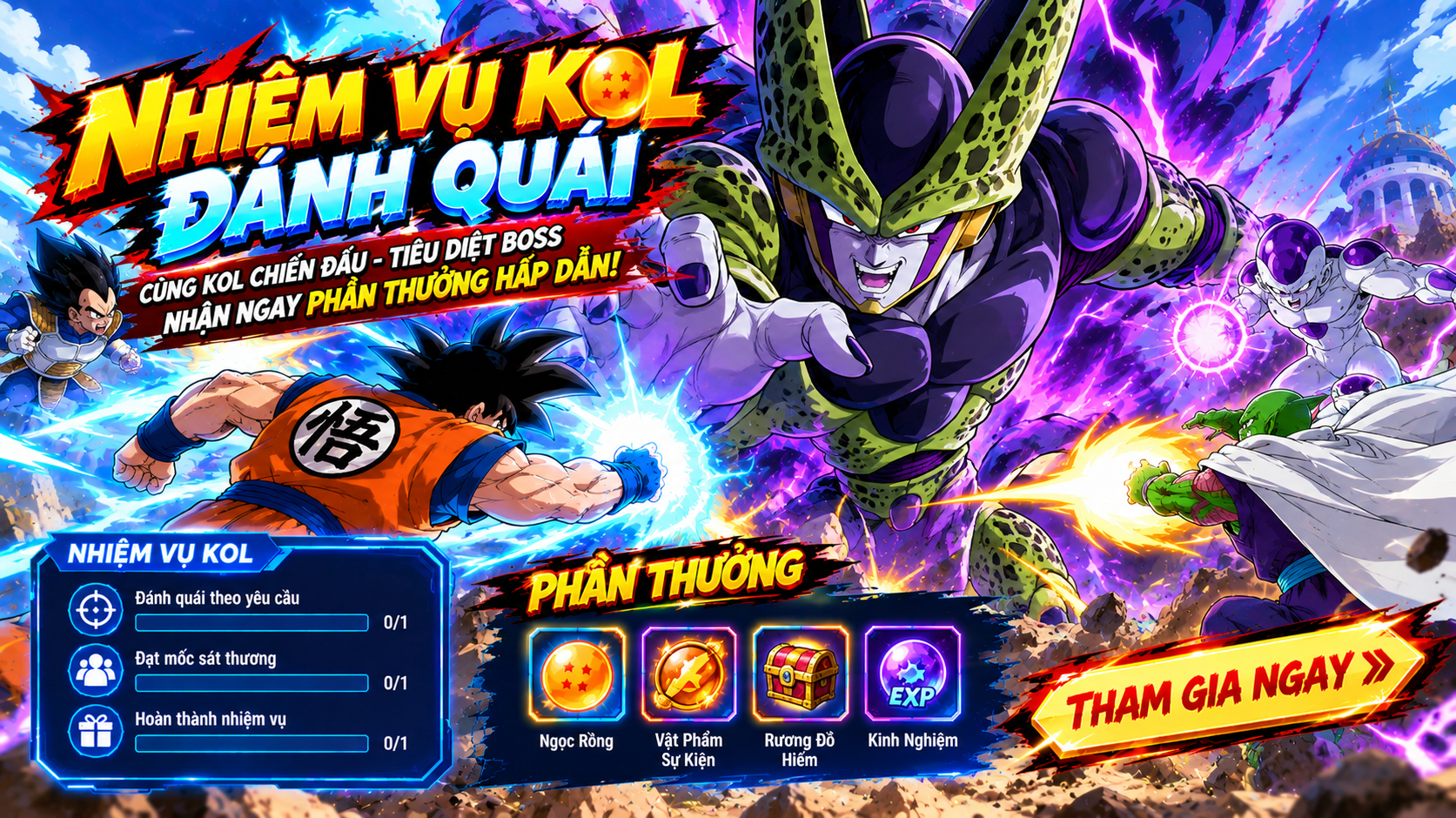 NHIỆM VỤ KOL (ĐÁNH QUÁI)